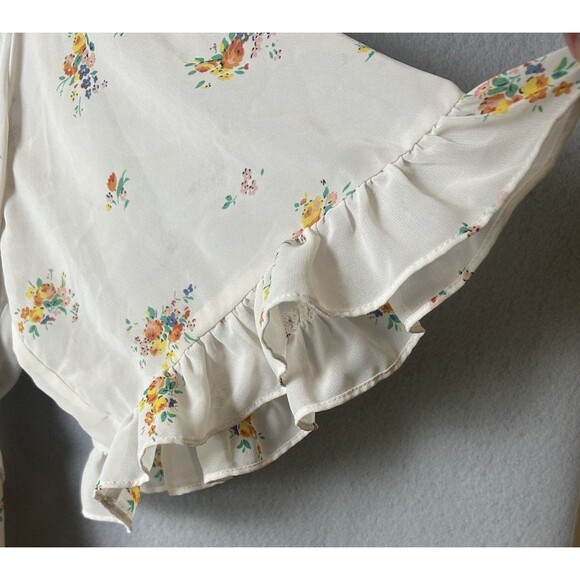 VTG Betsey Johnson Urban Outfitters 90s Sheer Floral Cottagecore Grunge Dress M - Picture 7 of 10